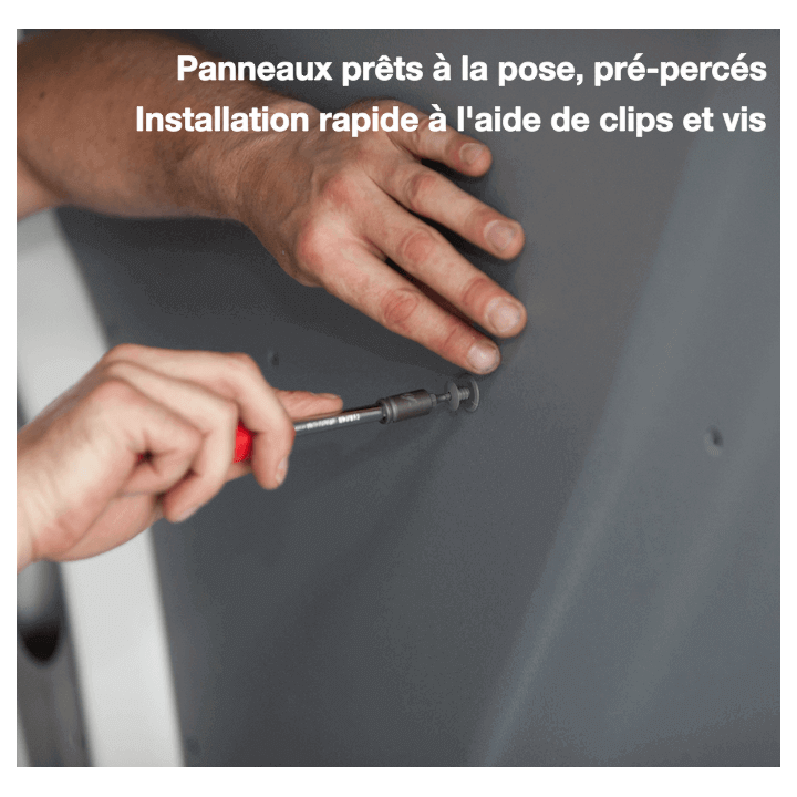 Habillage polypro & bois complet - Renault Master - pose facile