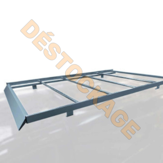 Galerie acier galvanisé plate pour Renault . Nombre de fixations et traverses adapté à chaque modèle de véhicule