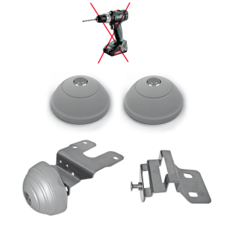 Serrure sans perçage pour Volkswagen Crafter 2017-2023