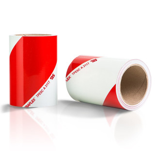 Kit de 2 rouleaux bandes alternées classe A visibilité 80m