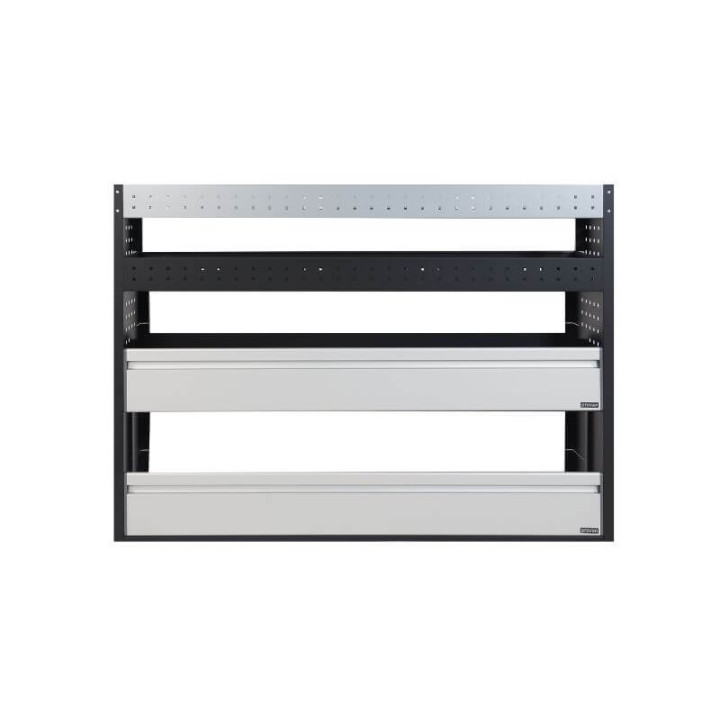 Aménagement PROVAN L1390mm (gauche) pour Nissan NV200 2009-2018 - vue de face