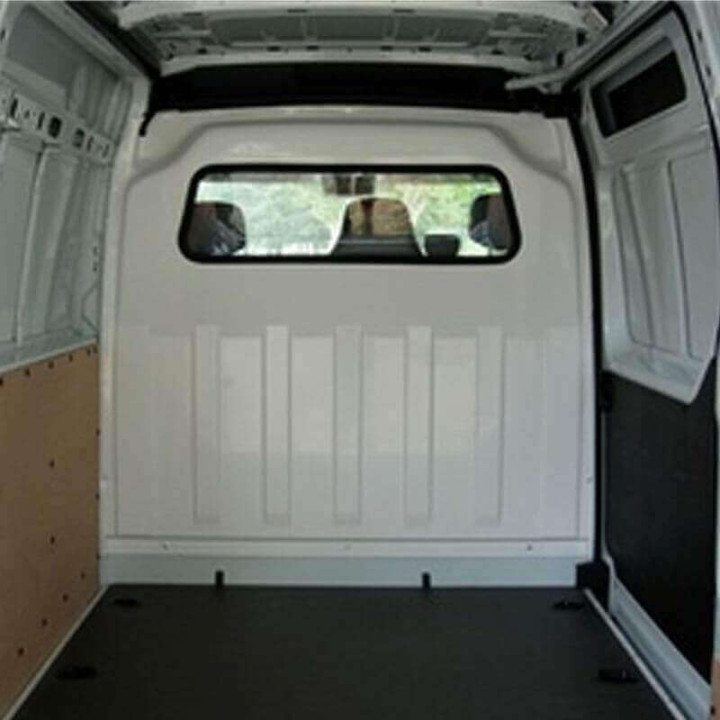 Cloison de séparation Renault Master avec vitre fixe - vue de derrière