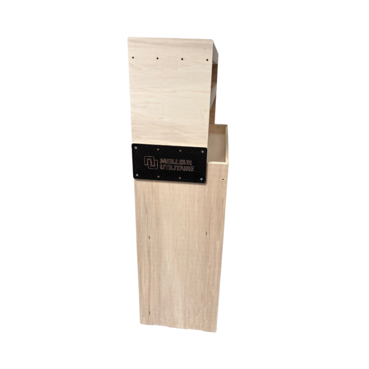 Etagère bois brut vue plaque MU renault master 2010-2024