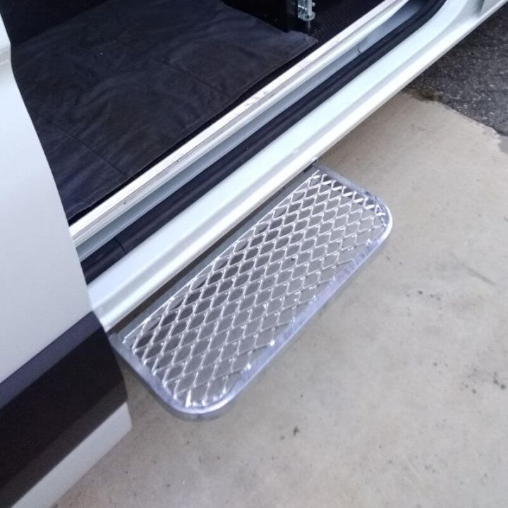 Marchepied latéral rétractable - Peugeot Boxer 2006+ - ouvert