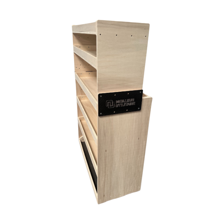 Etagère bois brut vue de côté Opel Movano 2010-2021