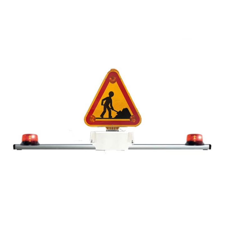 Barre équipée Triflash à relevage électrique