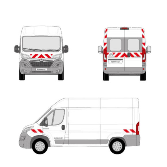 Kit de balisage - Citroen Jumper H2/H3 Kit de balisage - Citroen Jumper H2/H3