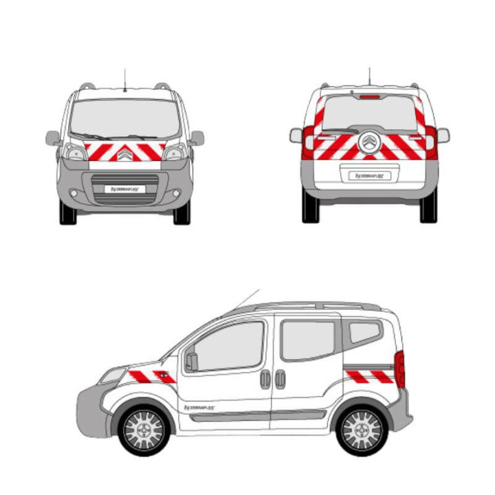 Kit de balisage - Citroen Nemo avec hayon