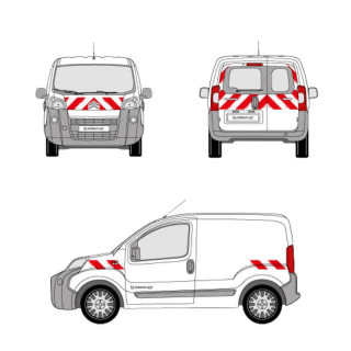 Kit de balisage - Citroen Nemo avec portes battantes