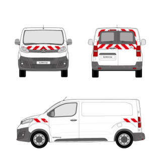 Kit de balisage - Citroen Jumpy avec portes battantes