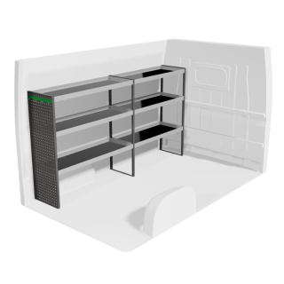 Aménagement pour Volkswagen T7 2025+(gauche) vue de face