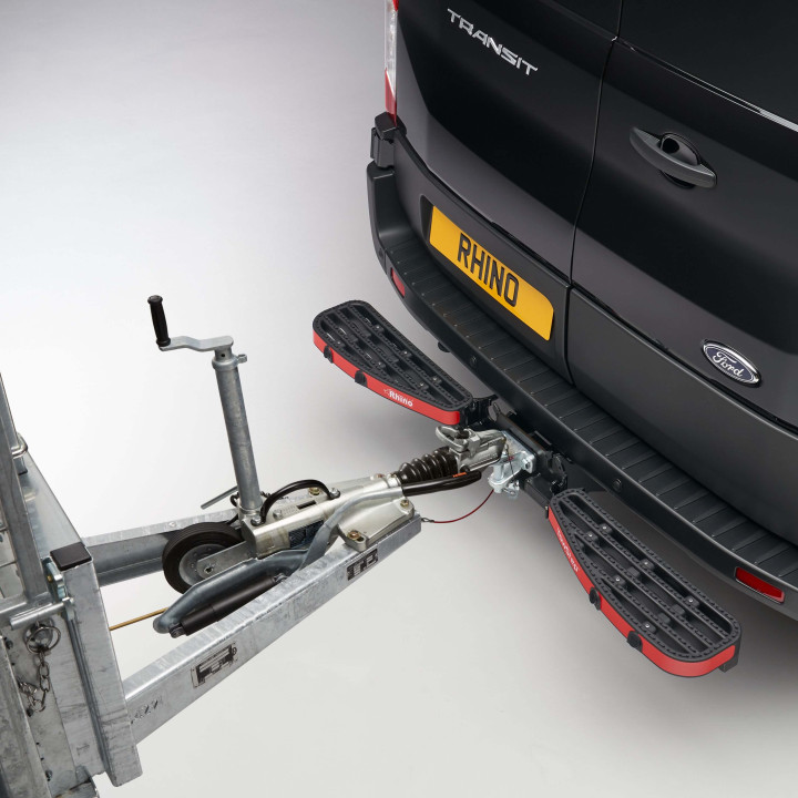 Marchepied TwoStep amovible - montage avec remorque pour Ford Custom 2023+