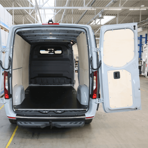 Habillage bois brut parois Peugeot Expert 2016+ L1 Compact (photo générique)