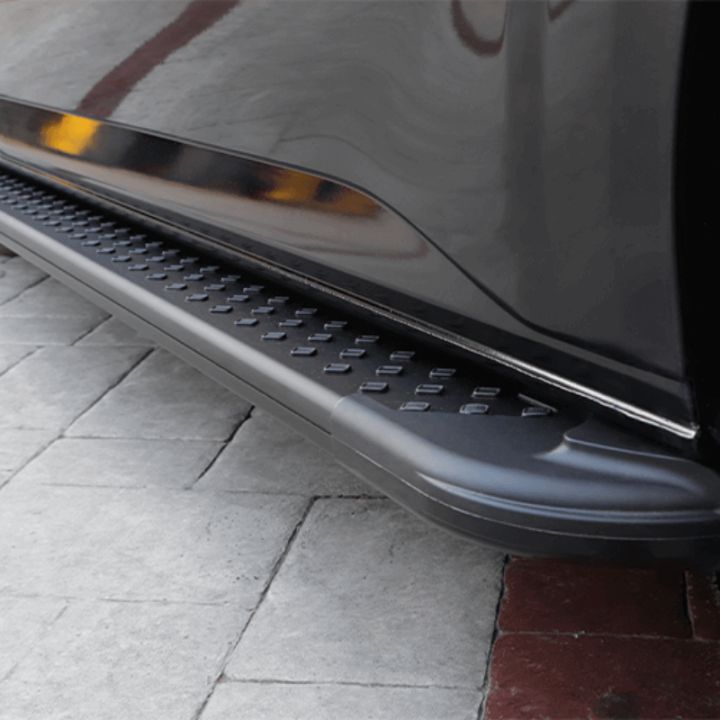 Marchepied latéral fixe, revêtement aluminium noir pour Mercedes Sprinter 2006-2018