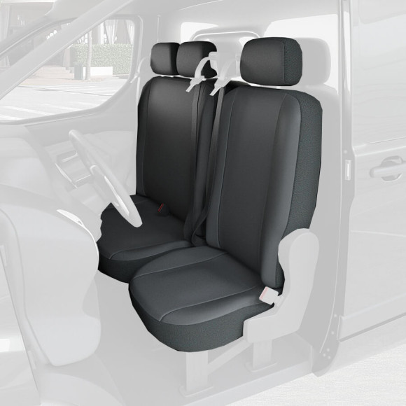Housses de siège en simili cuir pour Fiat Talento 2016-2020 (image non contractuelle)