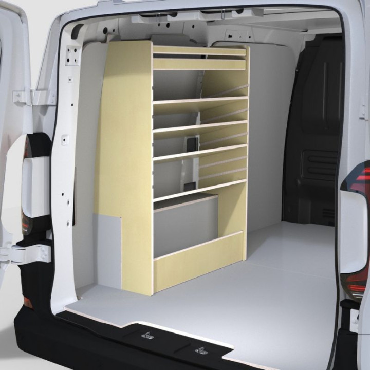 Aménagement bois incliné Ford Custom 2023+ P380mm