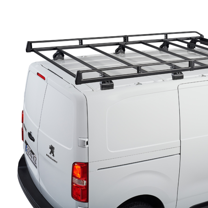 Galerie acier Cruz Citroen e-Berlingo 2021+ vue de derrière -photo non contractuelle