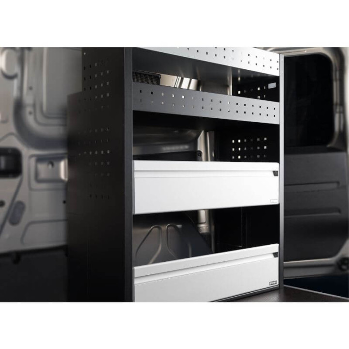 Aménagement PROVAN L830mm (gauche ou droite) pour Peugeot e-Partner 2021+ (photo générique) - ex côté gauche