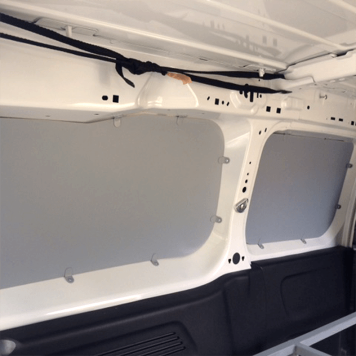 Habillage bois parois Citroen e-Berlingo 2021+ contreplaqué filmé gris - photo générique