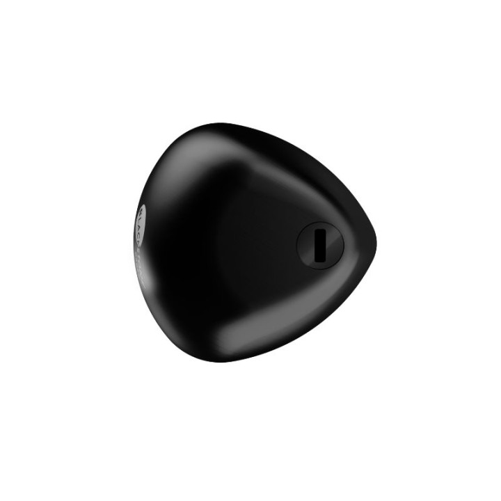 Serrure antivol utilitaire Daken Blackstone Combo triple noire, vue de face