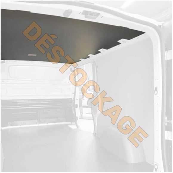 Protection plafond pour Ford Transit Custom L1 2023 en polypropylène 4mm gris. (photo générique)