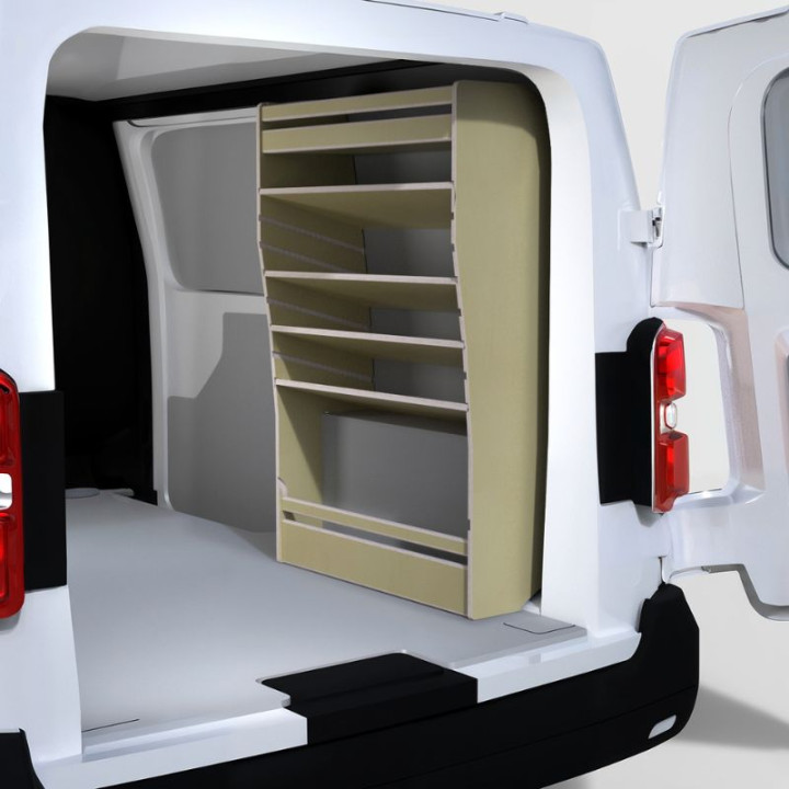 Aménagement Toyota Proace 2016+ avec casier côté incliné