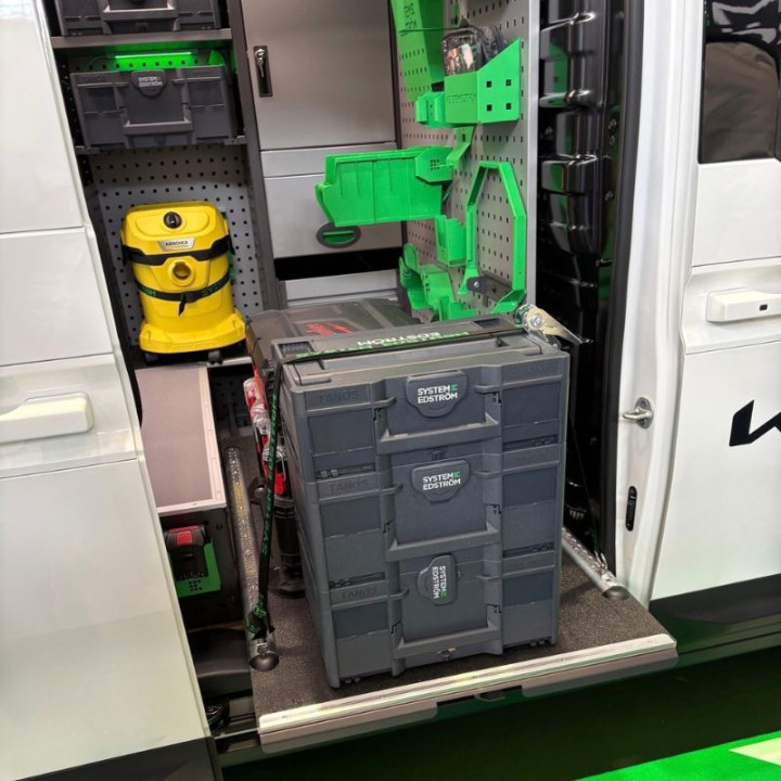 Plateforme coulissante System Edström sortie par la porte latérale
