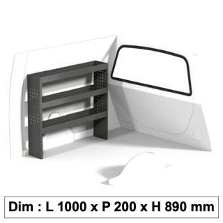Aménagement métallique ECO2 pour véhicule utilitaire Aménagement métallique ECO2 pour véhicule utilitaire