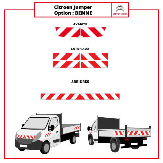 Kit de balisage Citroën Jumper Benne Kit de balisage Citroën Jumper Benne