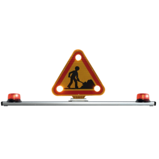 Barre équipée Triflash + 2 gyrophares avec câble et 2 interrupteurs Barre équipée Triflash + 2 gyrophares avec câble et 2 interrupteurs