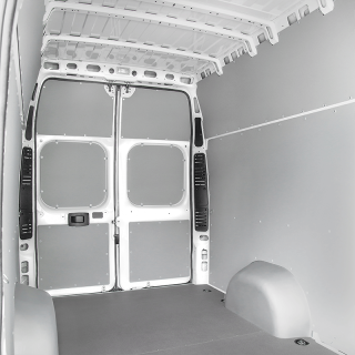 Habillage bois parois Opel Movano 2022+ Double Cabine - photo générique Habillage bois parois Opel Movano 2022+ Double Cabine - photo générique