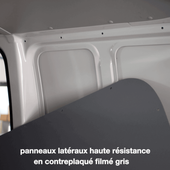 Habillage bois complet pour Ford Courier 2024+ - détails protections des parois