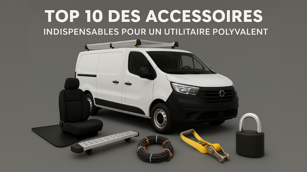 Top 10 des accessoires indispensables pour un utilitaire Top 10 des accessoires indispensables pour un utilitaire