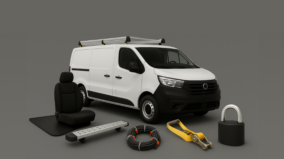 Top 10 des accessoires indispensables pour un utilitaire Top 10 des accessoires indispensables pour un utilitaire